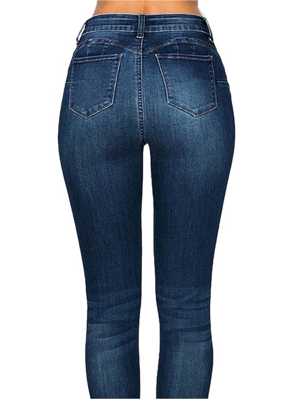 Wax Jean Women's Skinny Jeans in Dark Blue